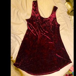 Red Velvet Dress